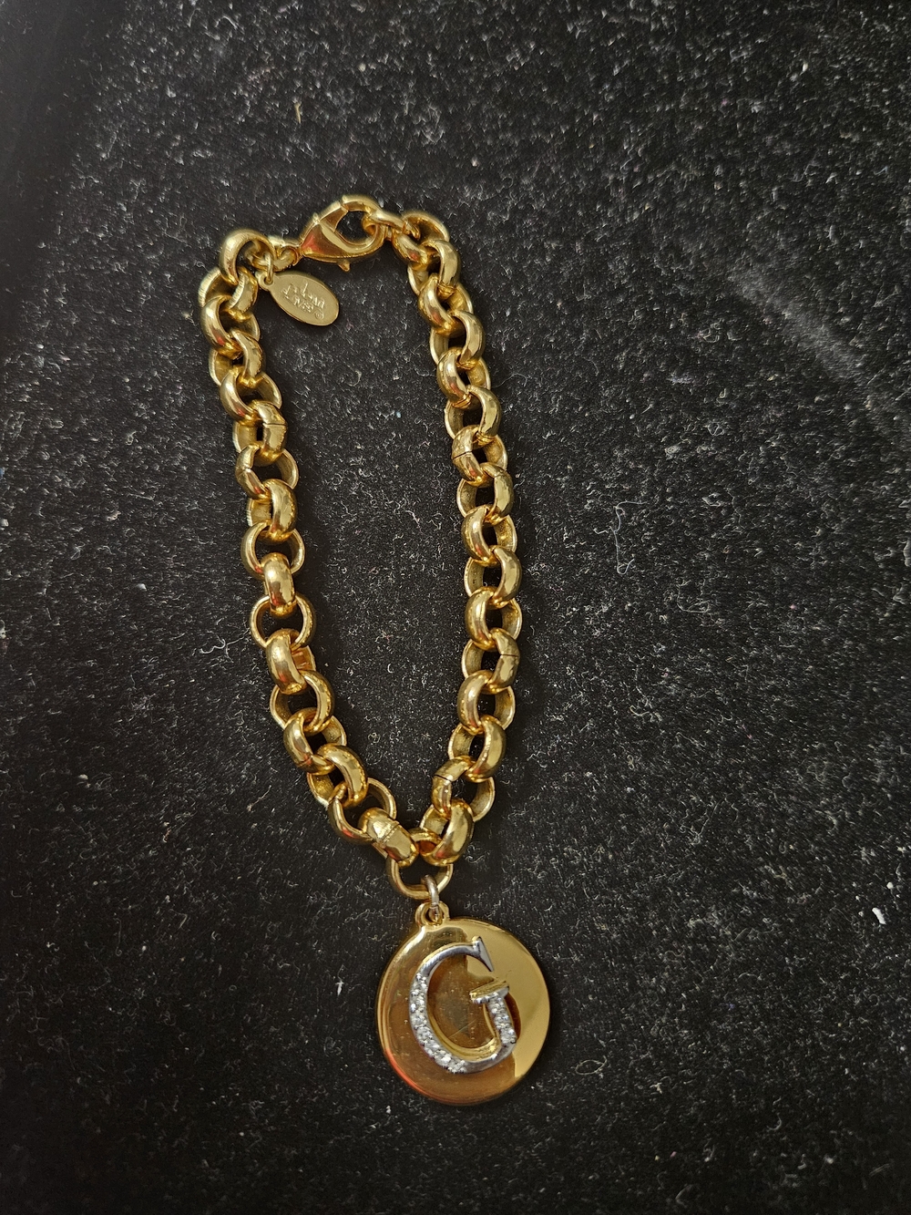 Joan Rivers Gold-Tone G Initial Charm Bracelet - Designer Style